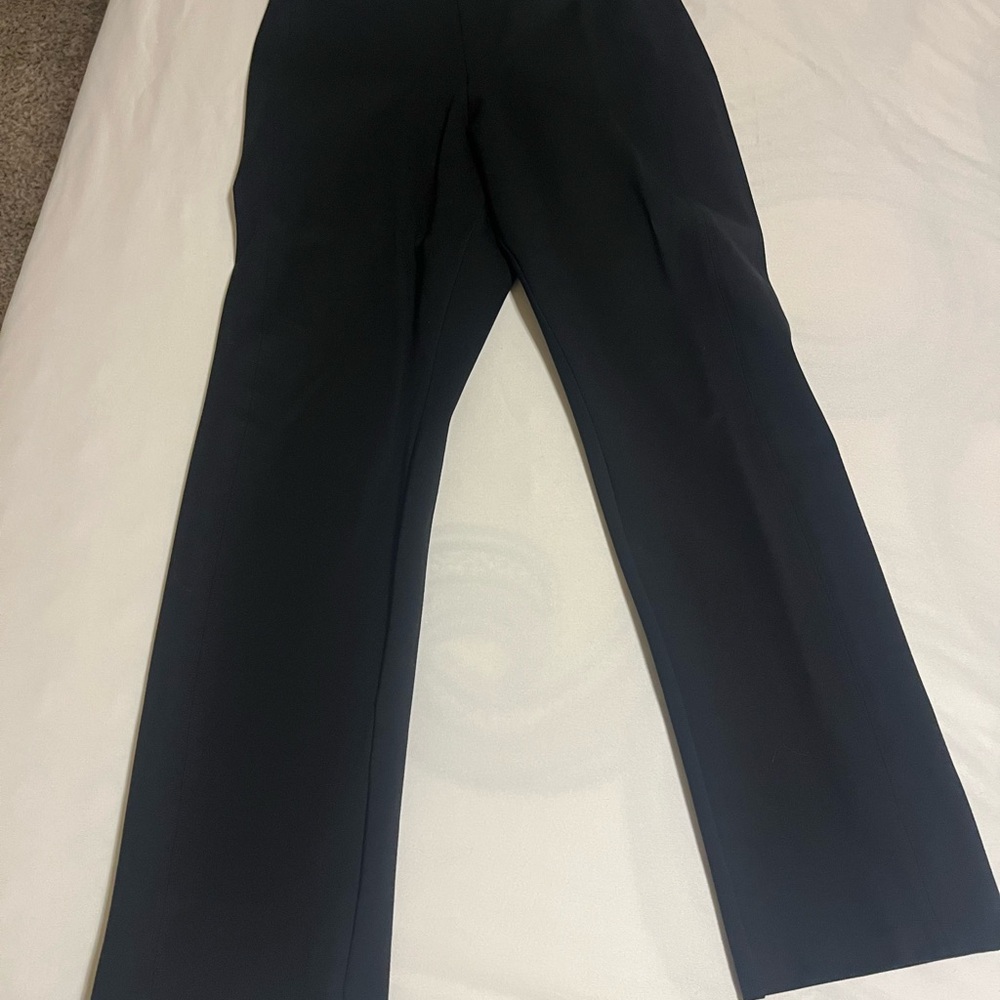 SPANX Black Slim Fit Trousers with Straight Leg
